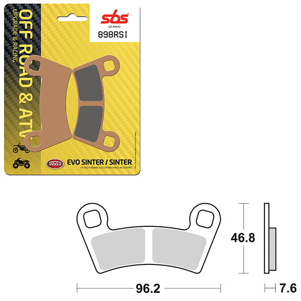SBS EVO SINTER BRAKE PAD (6280898100)