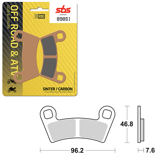 SBS ATV/UTV SINTER BRAKE PAD (6240898100)