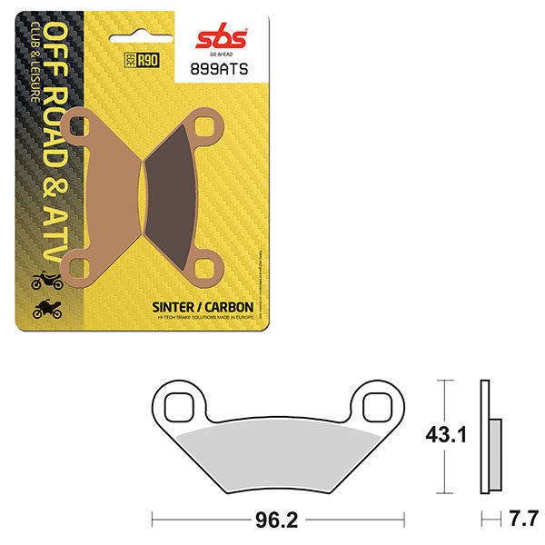 SBS SINTER BRAKE PAD (6460899100)