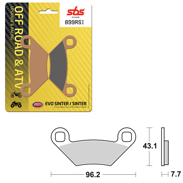 SBS EVO SINTER BRAKE PAD (6280899100)