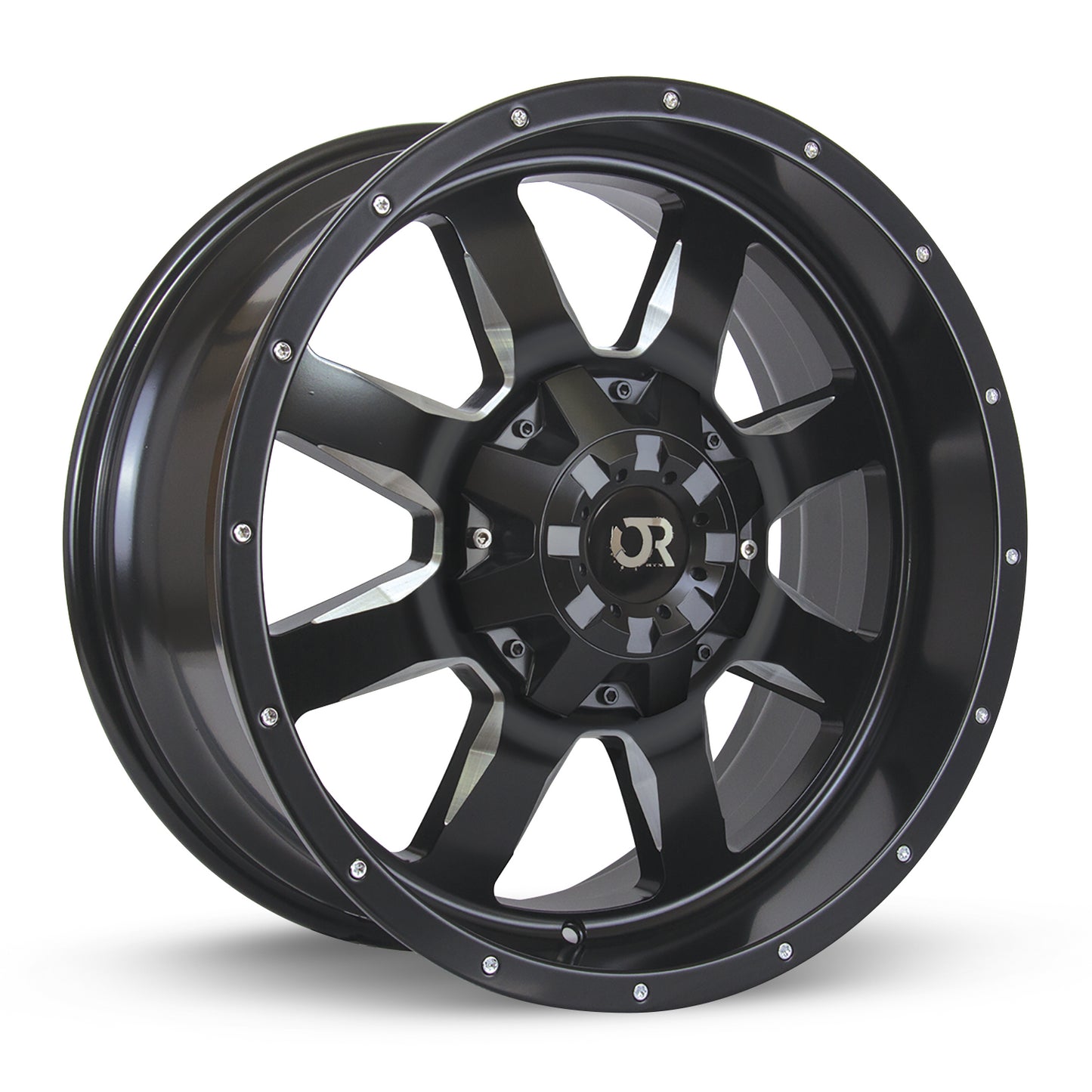 Ridgeline 16x7 6x139.7 ET0 CB108 Noir Satin Fraisé