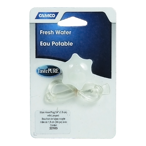 3/4" MALE PLUG W/LANYARD- - Récréashop