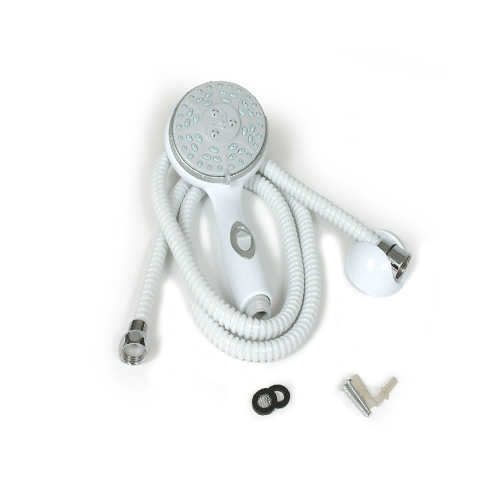 SHOWER HEAD KIT-WHITE w/O - Récréashop
