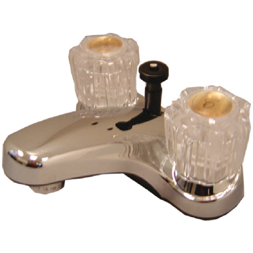 4" LAVATORY/SHOWER FAUCET WHITE - Récréashop
