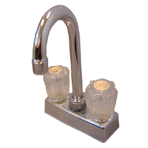 4" DECK BAR FAUCET CHROME - Récréashop