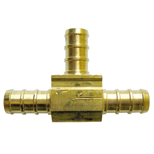 PEX METAL TEE-3/8 BARB 4 - Récréashop