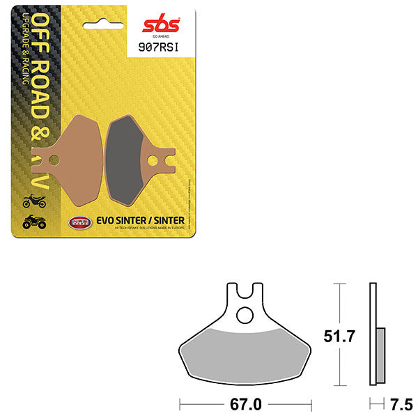 SBS EVO SINTER BRAKE PAD (6280907100)