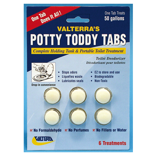 POTTY TODDY TABS 6/cd Q5 - Récréashop