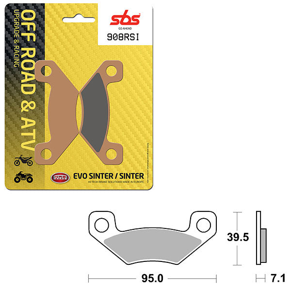 SBS EVO SINTER BRAKE PAD (6280908100)