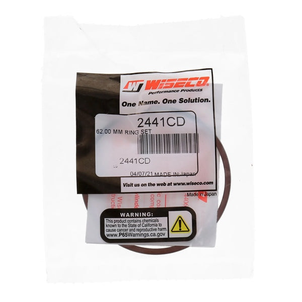 Wiseco Ensemble de segments de piston KAWASAKI, MOTO-SKI, SKI-DOO, SUZUKI