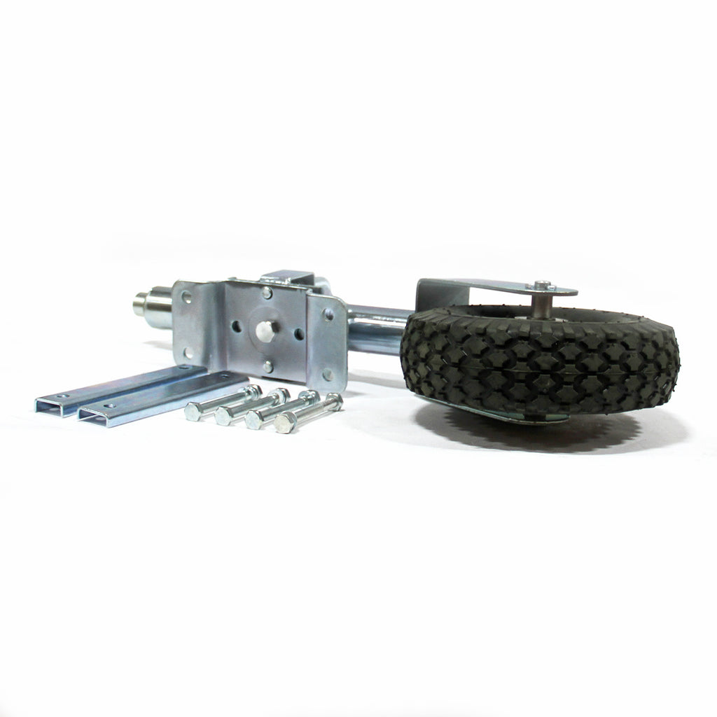 Vérin avec roue pneumatique 500 lbs 9 3/4" - RecreaShop