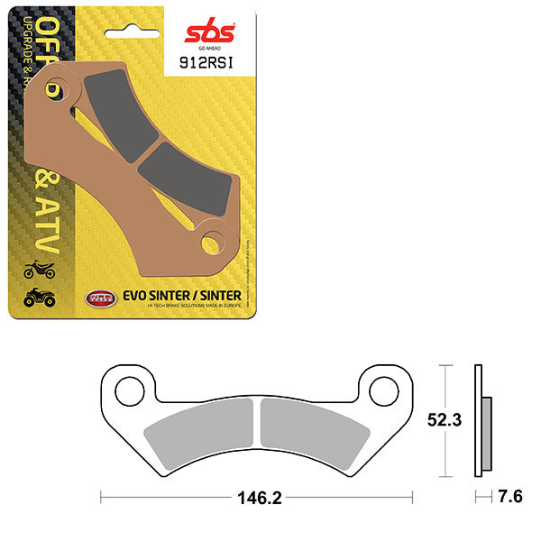 SBS EVO SINTER BRAKE PAD (6280912100)