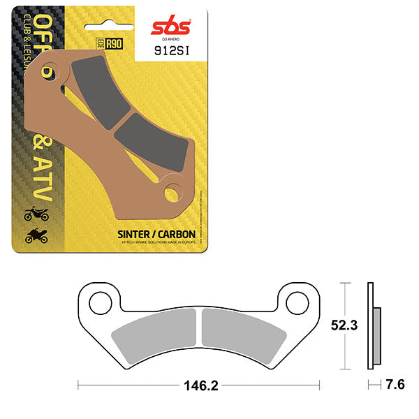 SBS ATV/UTV SINTER BRAKE PAD (6240912100)