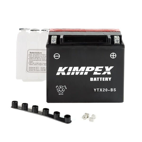 Kimpex Batterie AGM sans entretien YTX20-BS (12 V)
