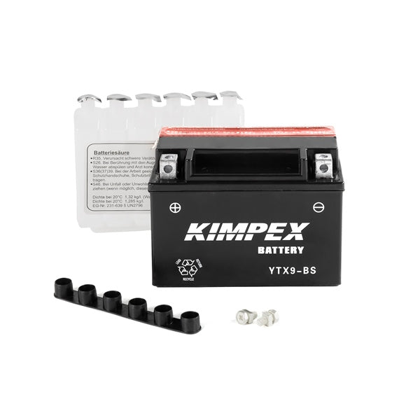 Kimpex Batterie AGM sans entretien YTX9-BS (12 V)