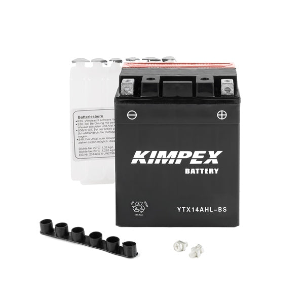 Kimpex Batterie Haute Performance AGM sans entretien YTX14AHL-BS (12 V, 210 A CCA)