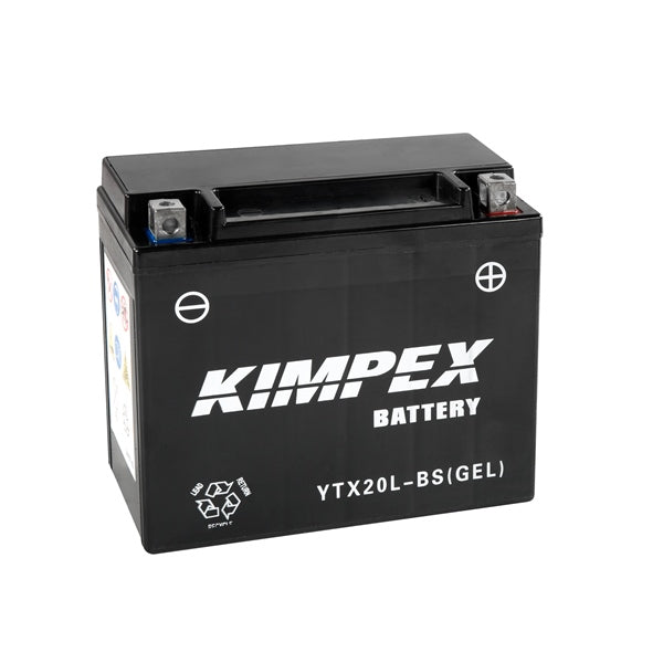 Kimpex Batterie AGM sans entretien YTX20(L)-BS(GEL) - RecreaShop