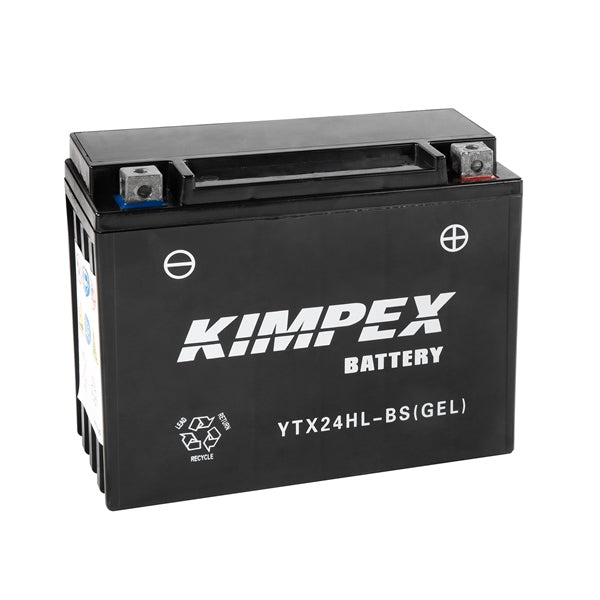 Kimpex Batterie Haute Performance AGM sans entretien YTX24HL-BS(GEL) - RecreaShop
