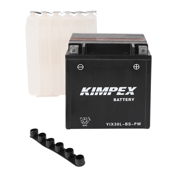 Kimpex Batterie AGM sans entretien YIX30L-BS-PW (12 V, 31,6 Ah)