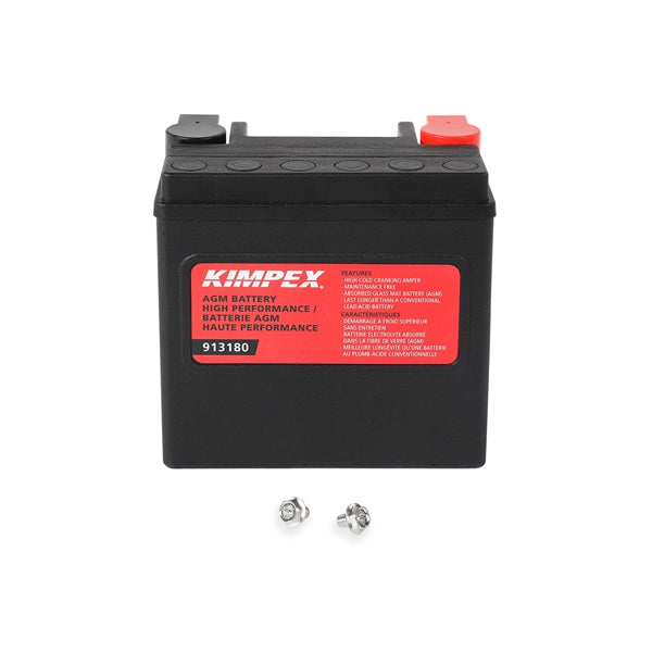 Kimpex Batterie Haute Performance AGM sans entretien GYZ16H (12 V, 16,8 Ah)