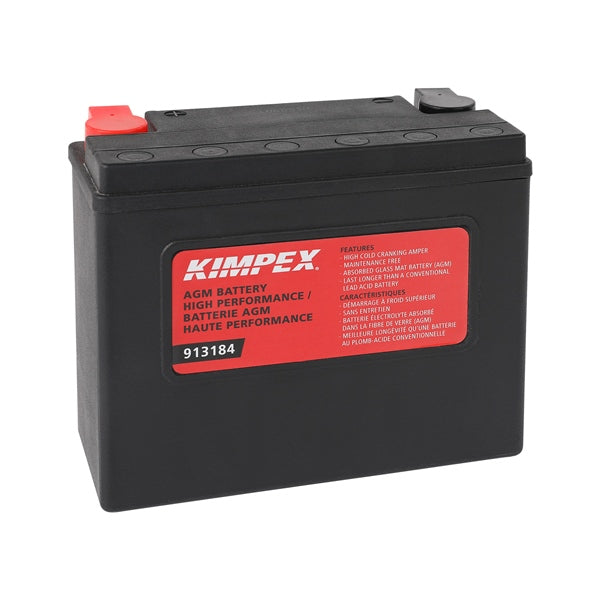 Kimpex Batterie Haute Performance AGM sans entretien - RecreaShop