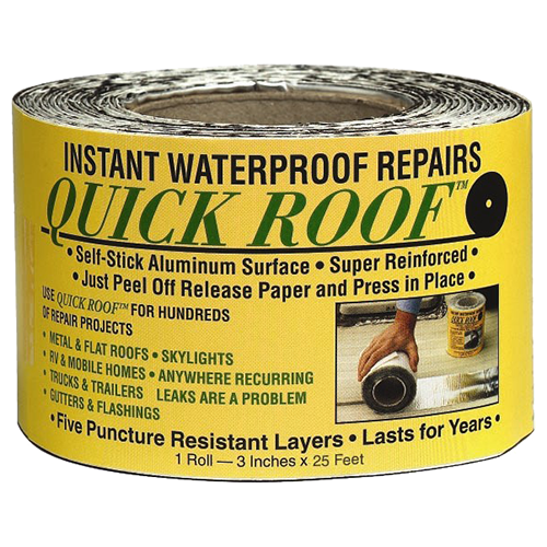 ALUM 3" X 25' QUICK ROOF - Récréashop