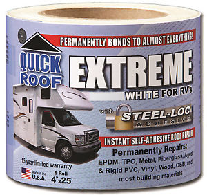 WHITE 4"X25' QUICK ROOF E - Récréashop