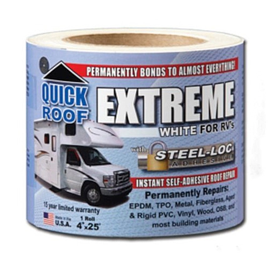 QUICK ROOF EXTREME 4"X25' NOIR - Récréashop