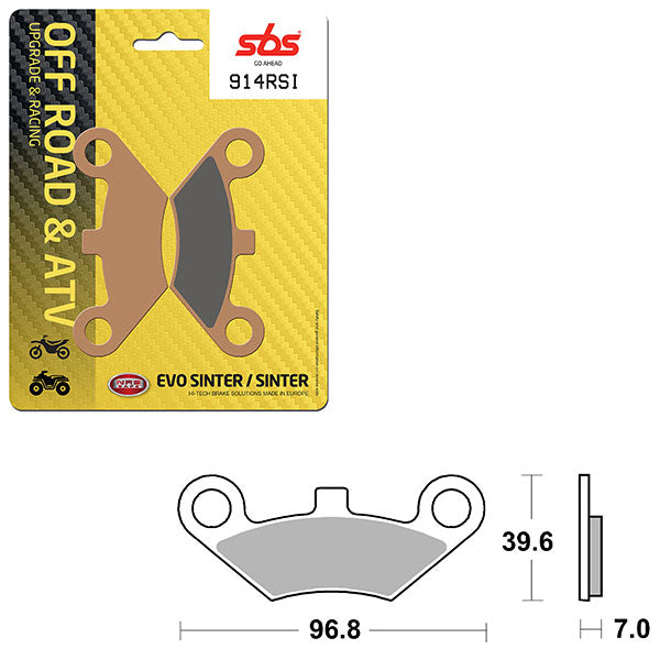 SBS EVO SINTER BRAKE PAD (6280914100)