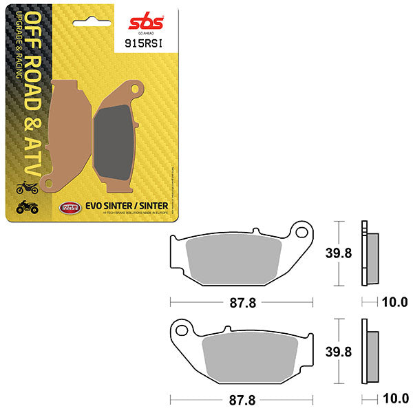 SBS EVO SINTER BRAKE PAD (6280915100)