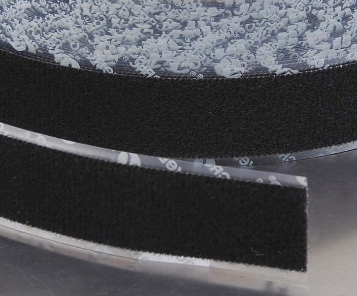 Rouleau de boucles Velcro avec adhésif acrylique 1"x1 verge - Récréashop