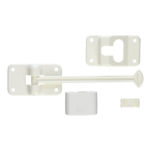 SUPPORT DE PORTE T-STYLE 6'' BLANC AVEC BUMPER - Récréashop