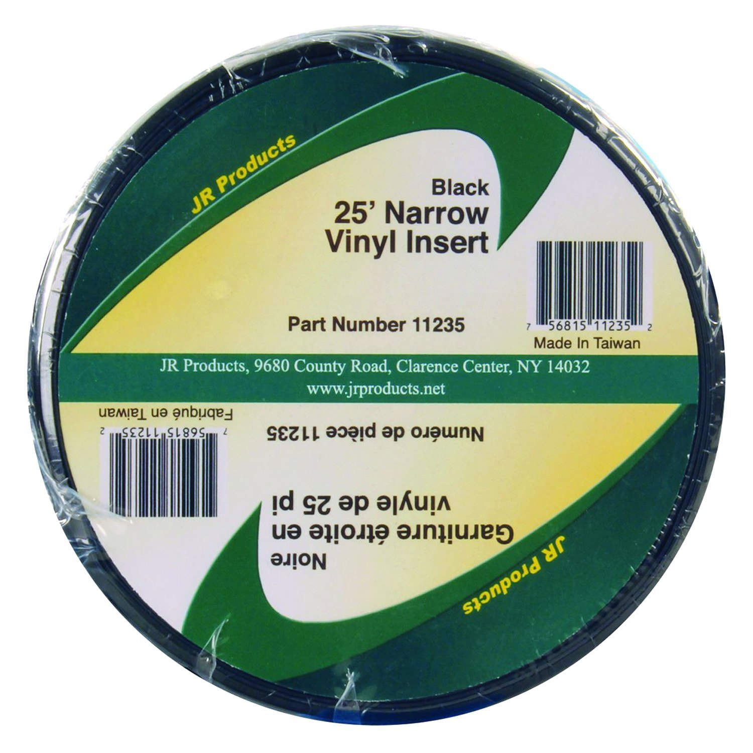 VINYL INSERT 3/4"x25' NOIR - Récréashop