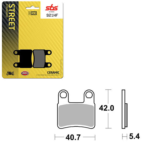 SBS ATV/UTV CERAMIC BRAKE PAD (6190921100)