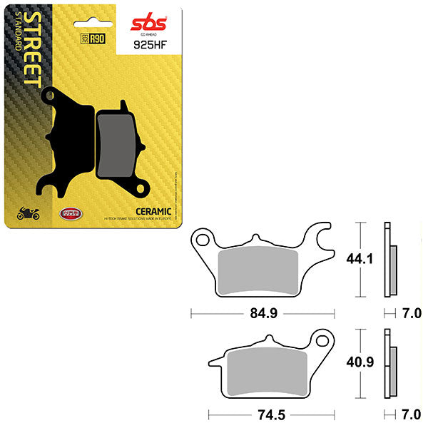 SBS ATV/UTV CERAMIC BRAKE PAD (6190925100)