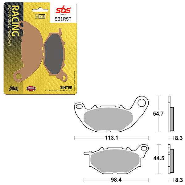 SBS ROAD RACING & TRACKDAYS SINTER BRAKE PAD (6470931100)