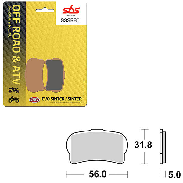SBS EVO SINTER BRAKE PAD (6280939100)
