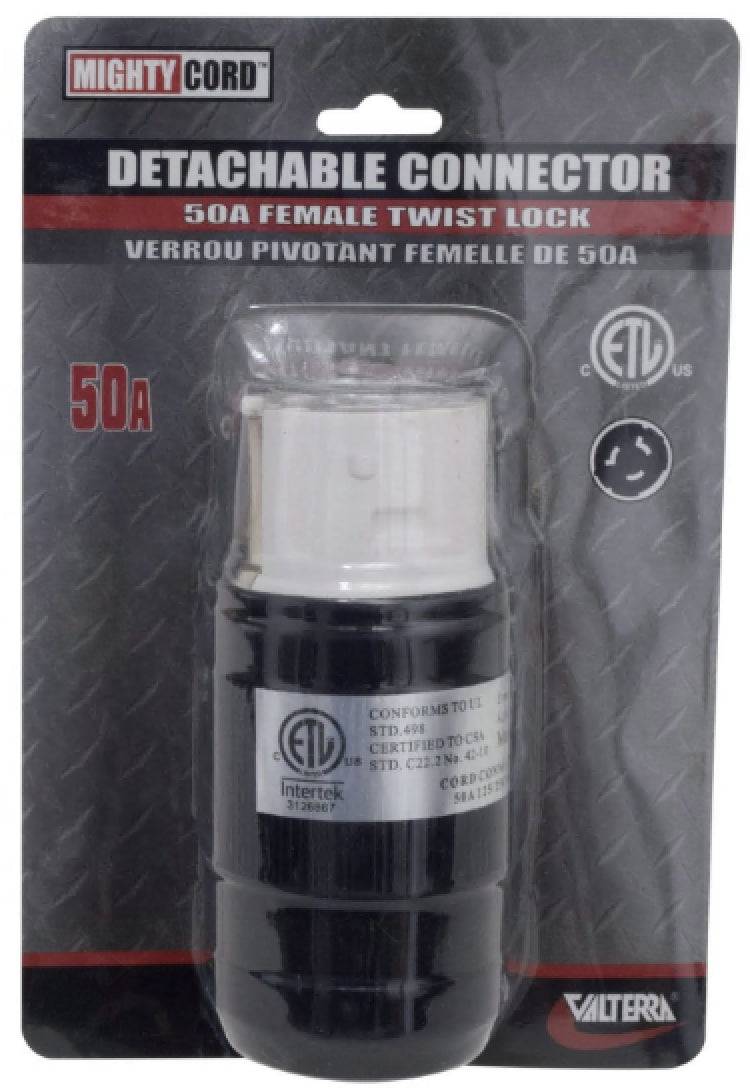ADAPTATEUR FEMELLE 50A TWIST LOCK - Récréashop