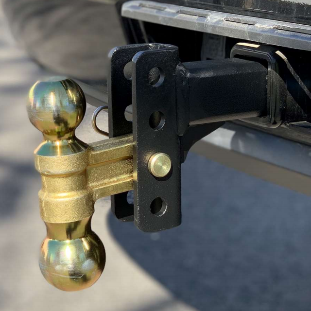 BARRE D'ATTELAGE AJUSTABLE AVEC BOULE 2" & 2 5/16" - Récréashop