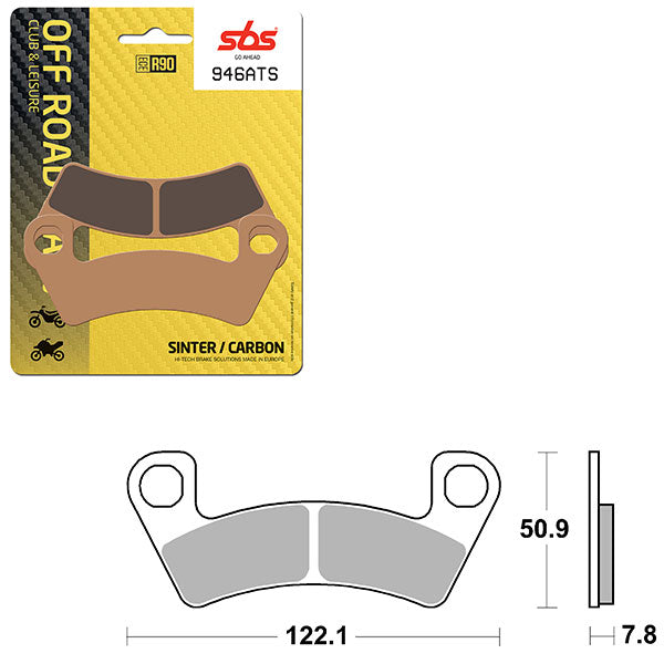 SBS SINTER BRAKE PAD (6460946100)