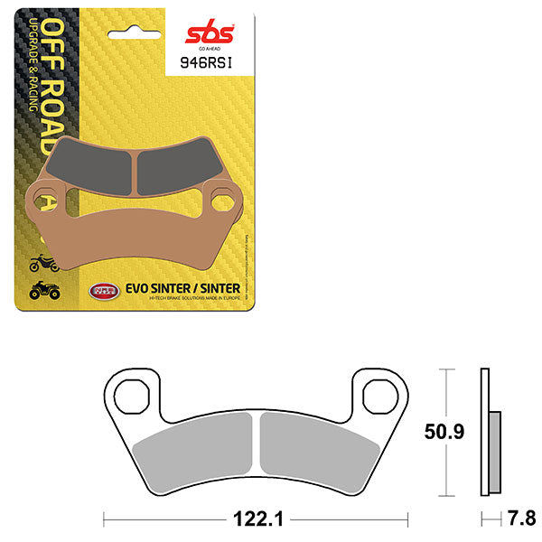 SBS EVO SINTER BRAKE PAD (6280946100)