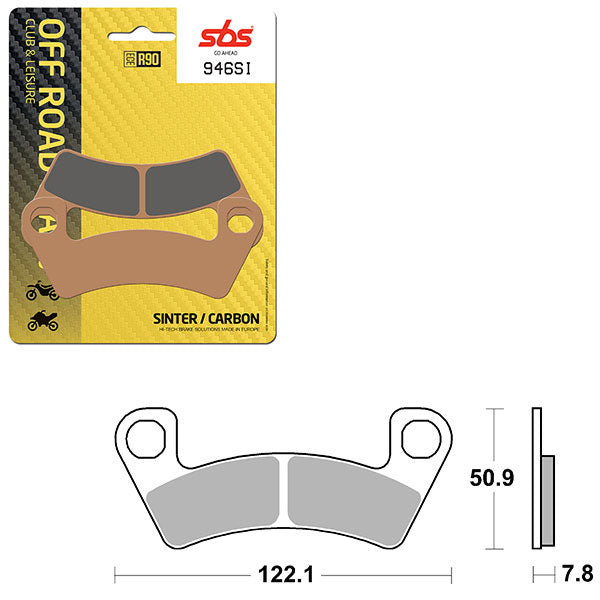 SBS ATV/UTV SINTER BRAKE PAD (6240946100)
