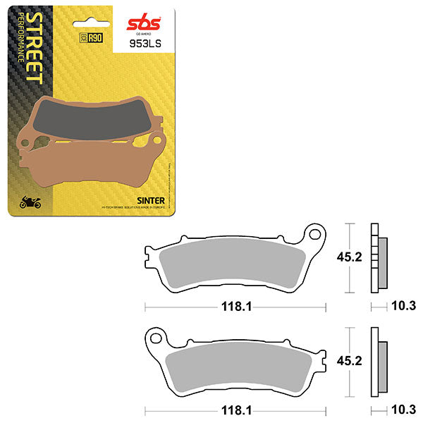 SBS PERFORMANCE LS SINTER BRAKE PAD (6260953100)