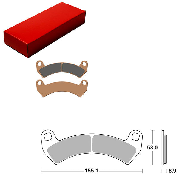 SBS EVO SINTER BRAKE PAD (6280954100)
