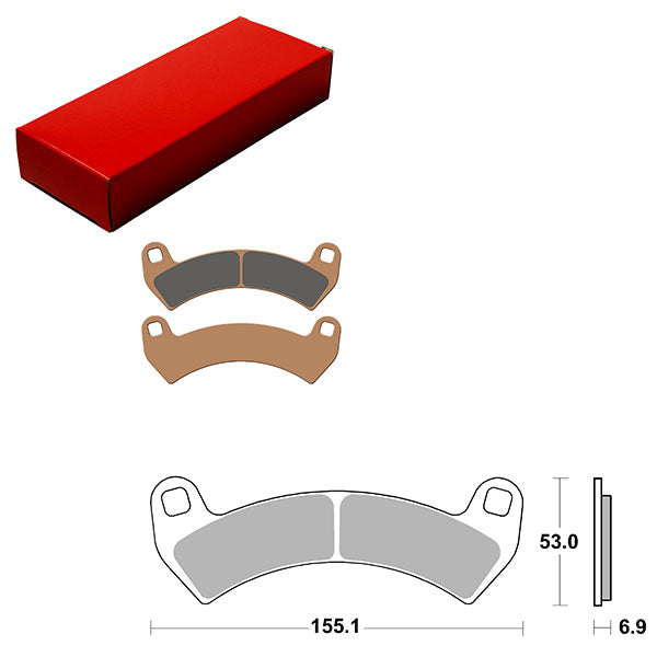 SBS ATV/UTV SINTER BRAKE PAD (6240954100)