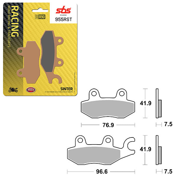 SBS ROAD RACING & TRACKDAYS SINTER BRAKE PAD (6470955100)
