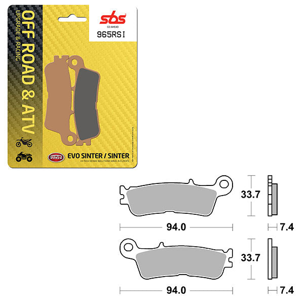 SBS EVO SINTER BRAKE PAD (6280965100)