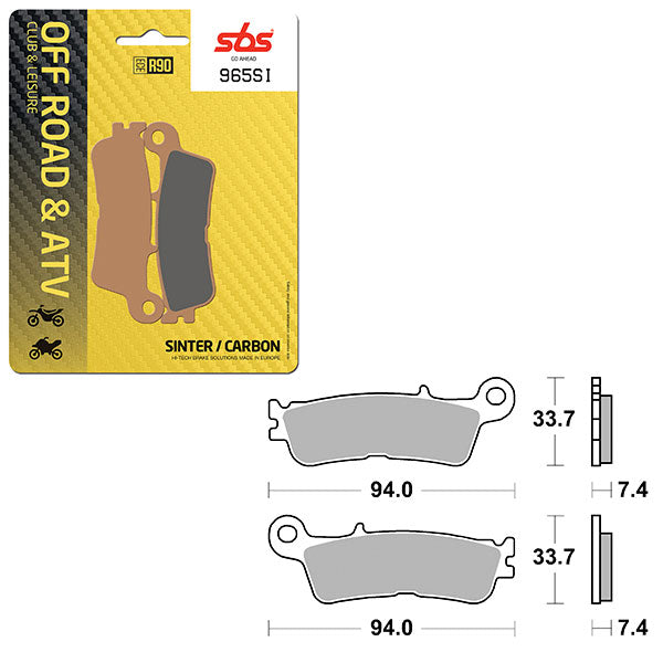 SBS ATV/UTV SINTER BRAKE PAD (6240965100)