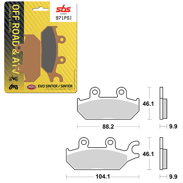 SBS EVO SINTER BRAKE PAD (6450971100)