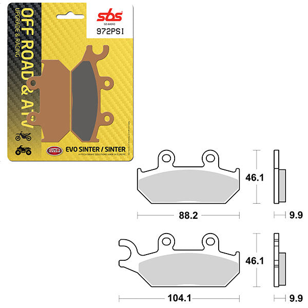SBS EVO SINTER BRAKE PAD (6450972100)